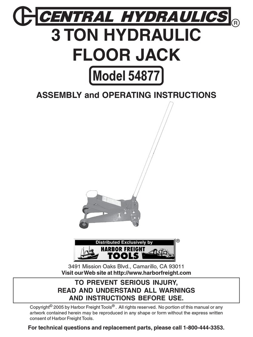 Central Hydraulics 54877 User manual