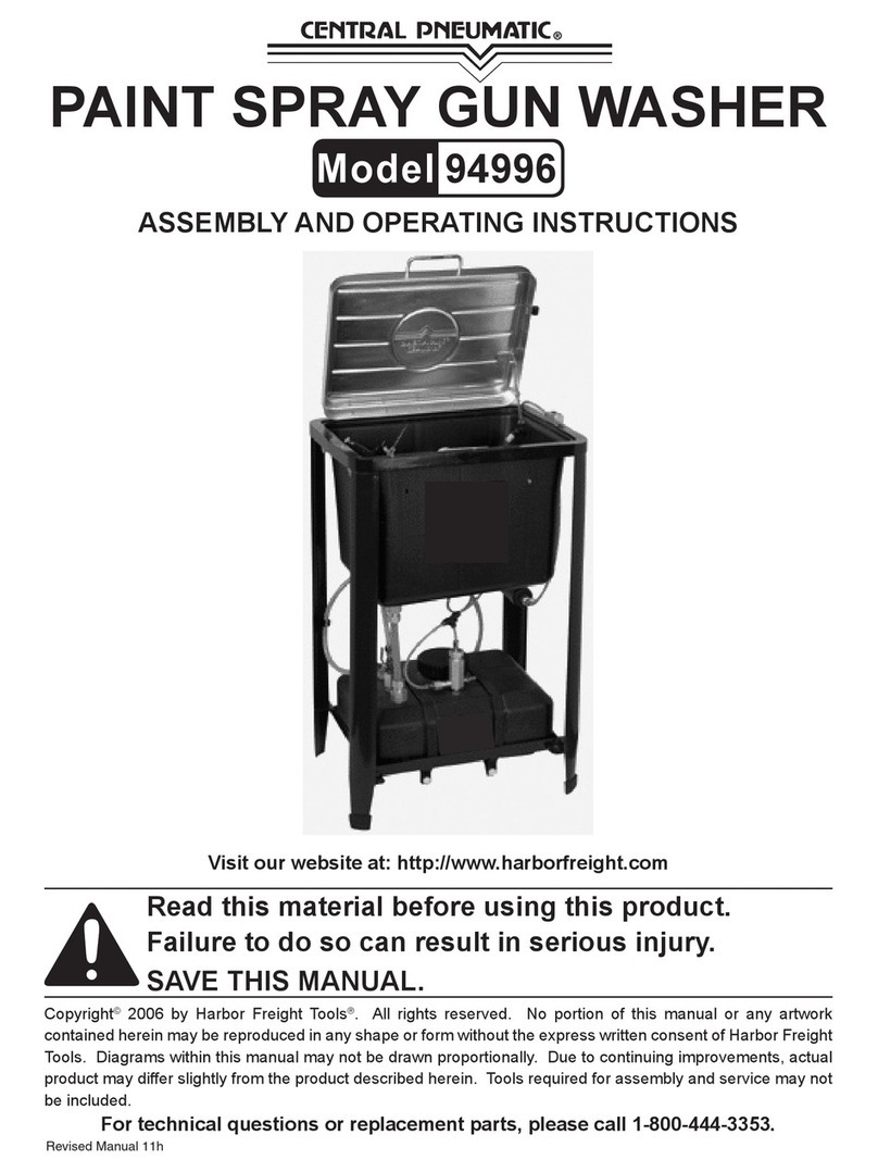 Central Pneumatic 94996 Assembly and operating instructions