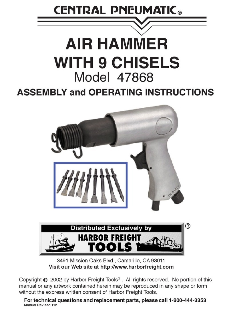 Central Pneumatic 47868 Assembly and operating instructions Central Pneumatic 47868 Assembly and operating instructions