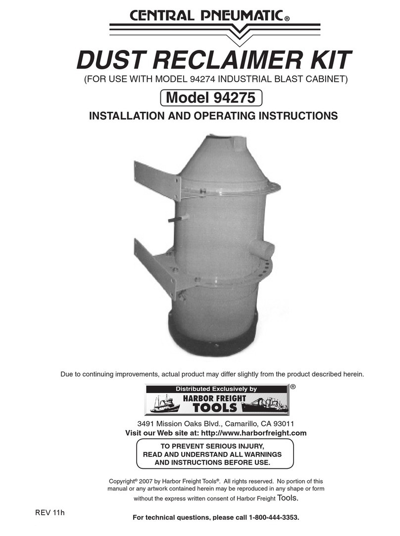 Central Pneumatic 94275 User manual