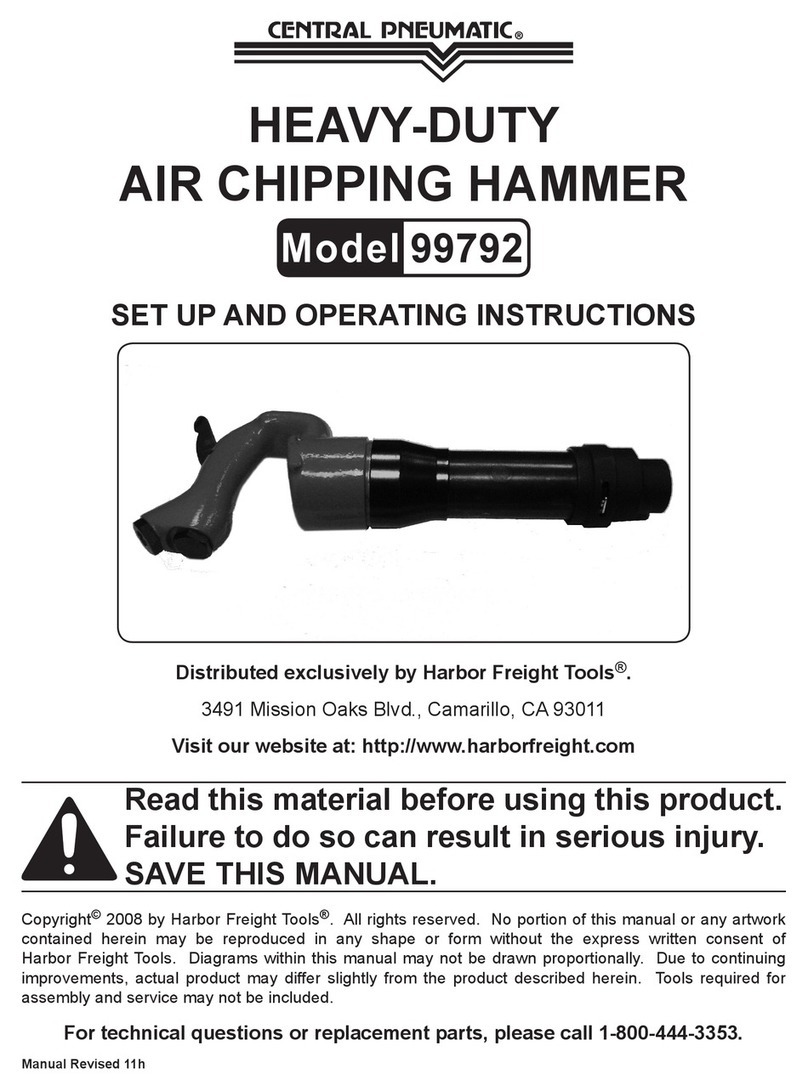 Central Pneumatic 99792 Set up and operating instructions Central Pneumatic 99792 Set up and operating instructions