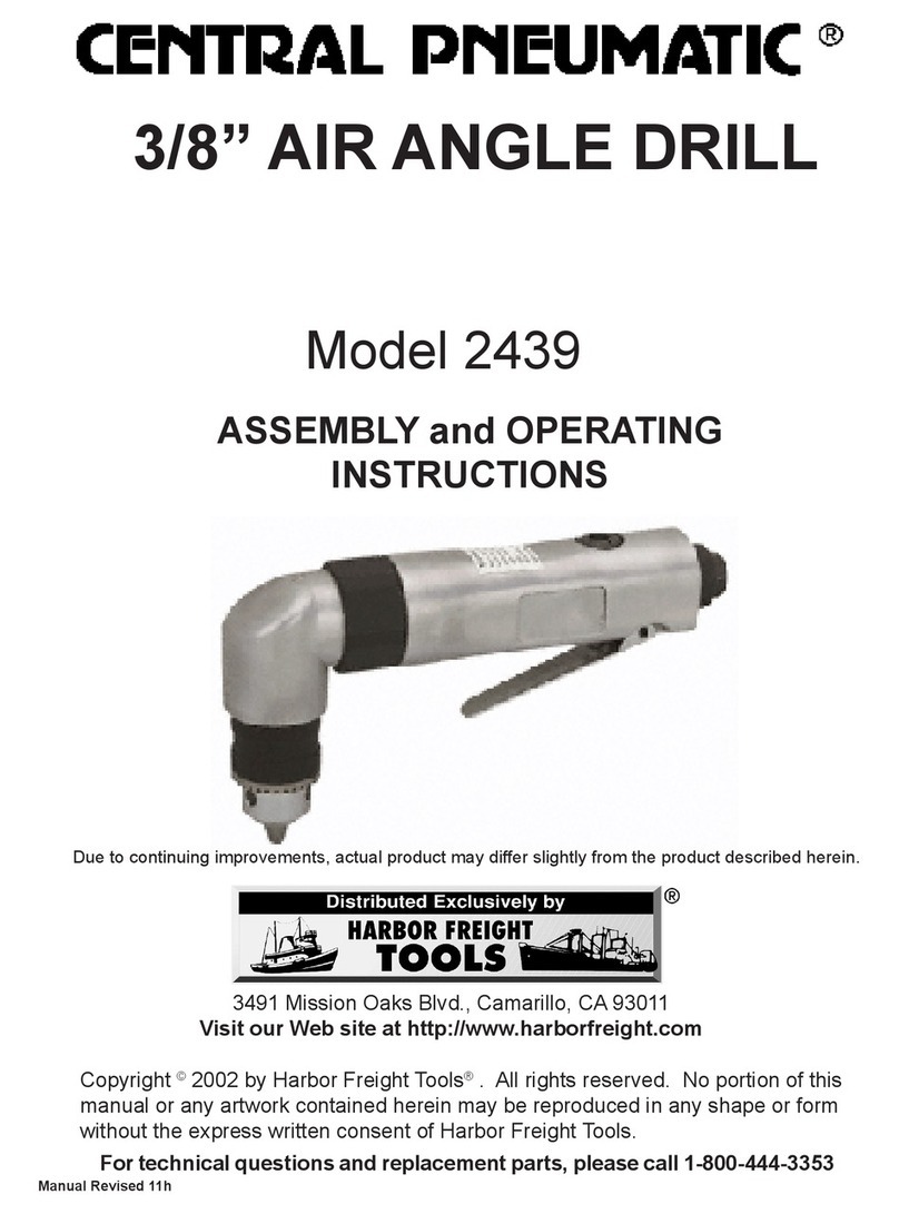 Central Pneumatic 2439 Assembly and operating instructions