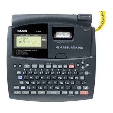Casio KL-8100 user guide