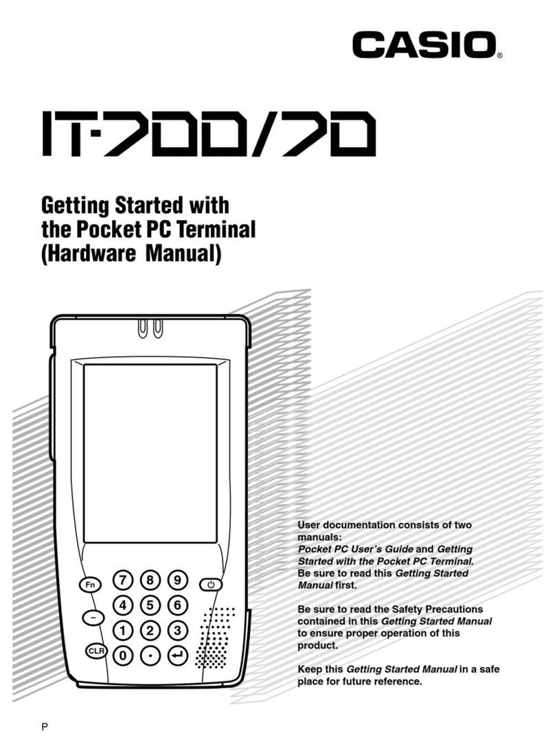 Casio IT-700/70 User manual