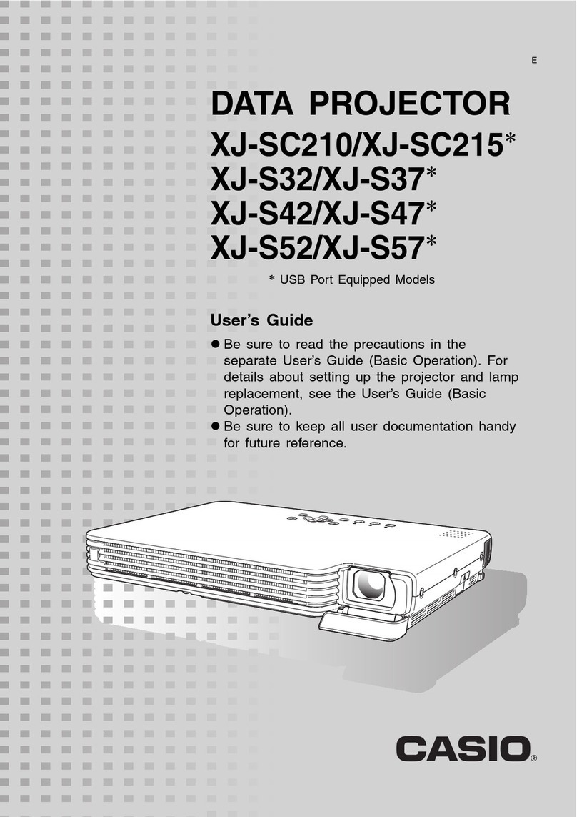 Casio XJ-S42/XJ-S47 User manual