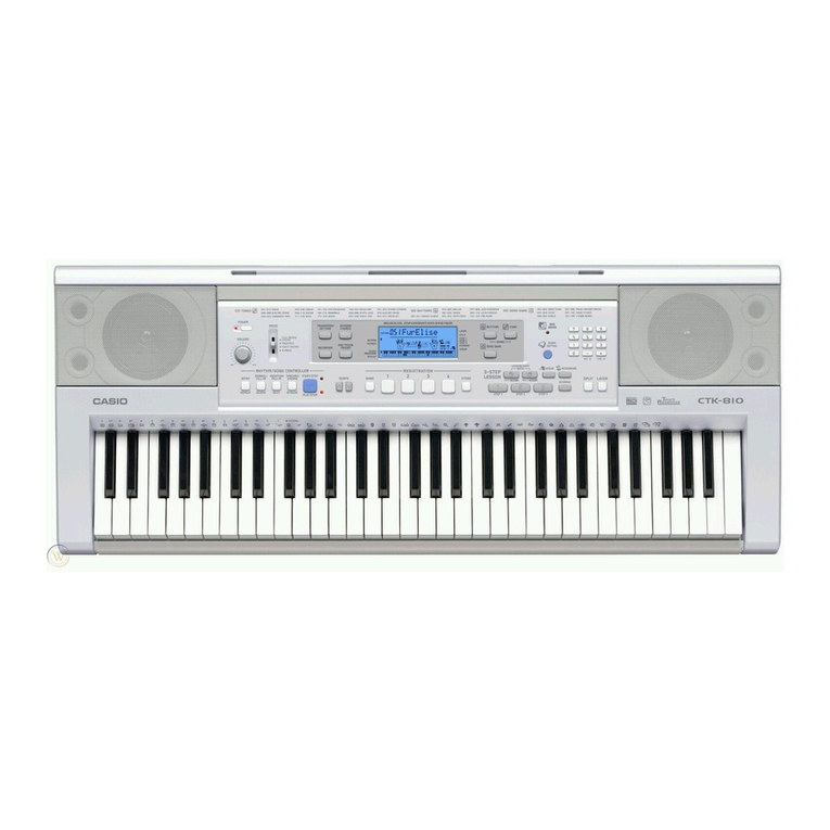 Casio CTK-810 User manual Casio CTK-810 User manual