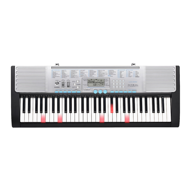 Casio LK-220 User manual