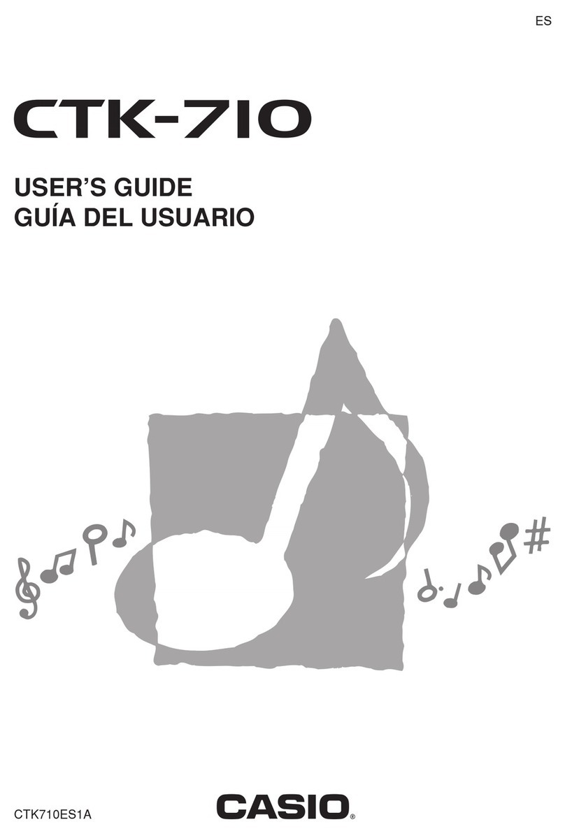 Casio CTK-710 User manual