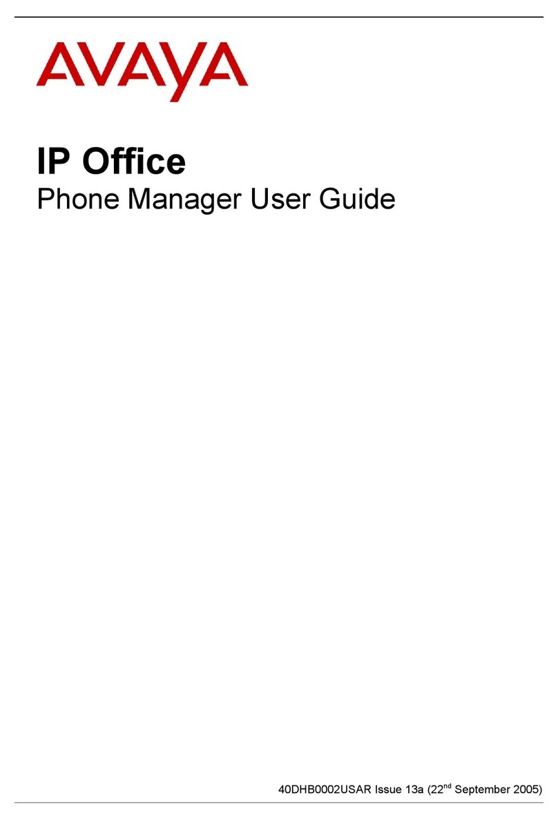 Avaya 40DHB0002USAR user guide