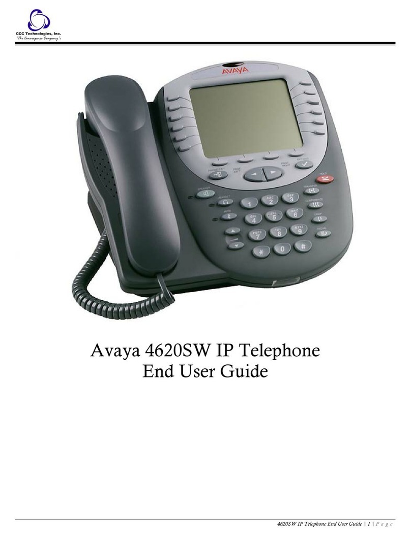 Avaya 4620SW User manual