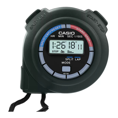 Casio HS-3(V) User manual