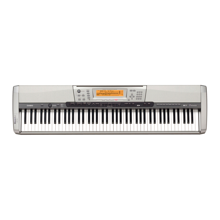Casio Privia PX-410R User manual