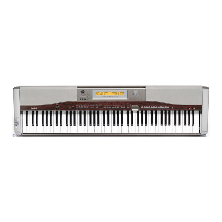 Casio Privia PX-400R User manual