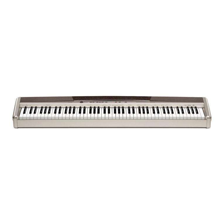 Casio Privia PX-120 User manual
