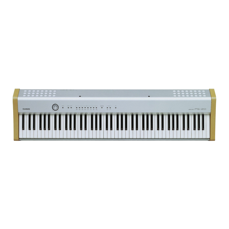 Casio PS-20 User manual