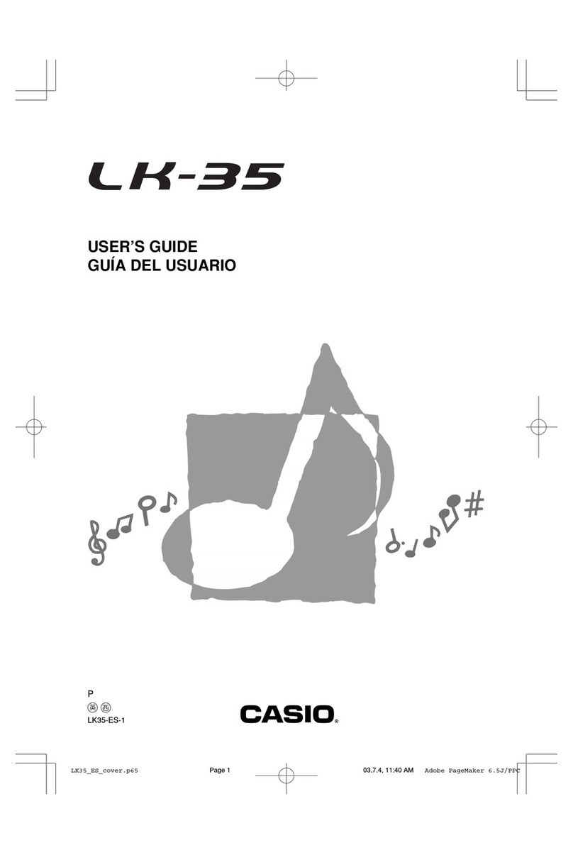 Casio LK-35 User manual