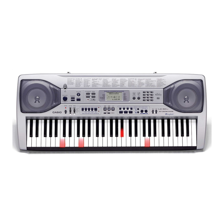 Casio LK-92TV User manual