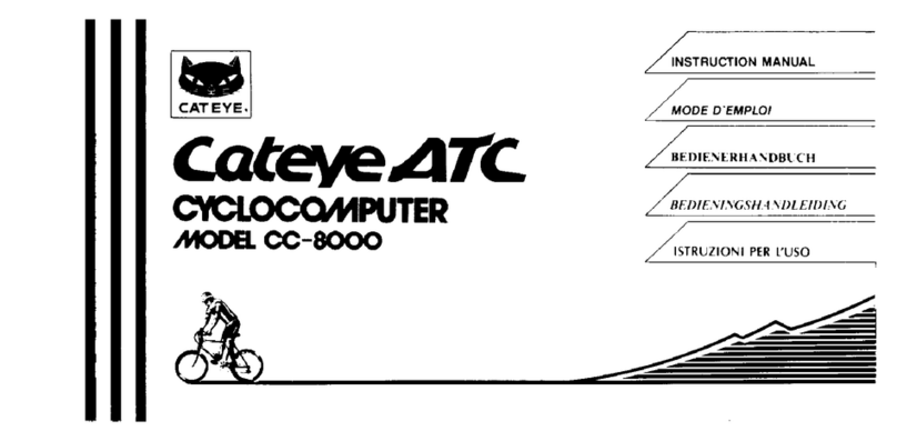 Cateye CC-8000 (ATC) User manual