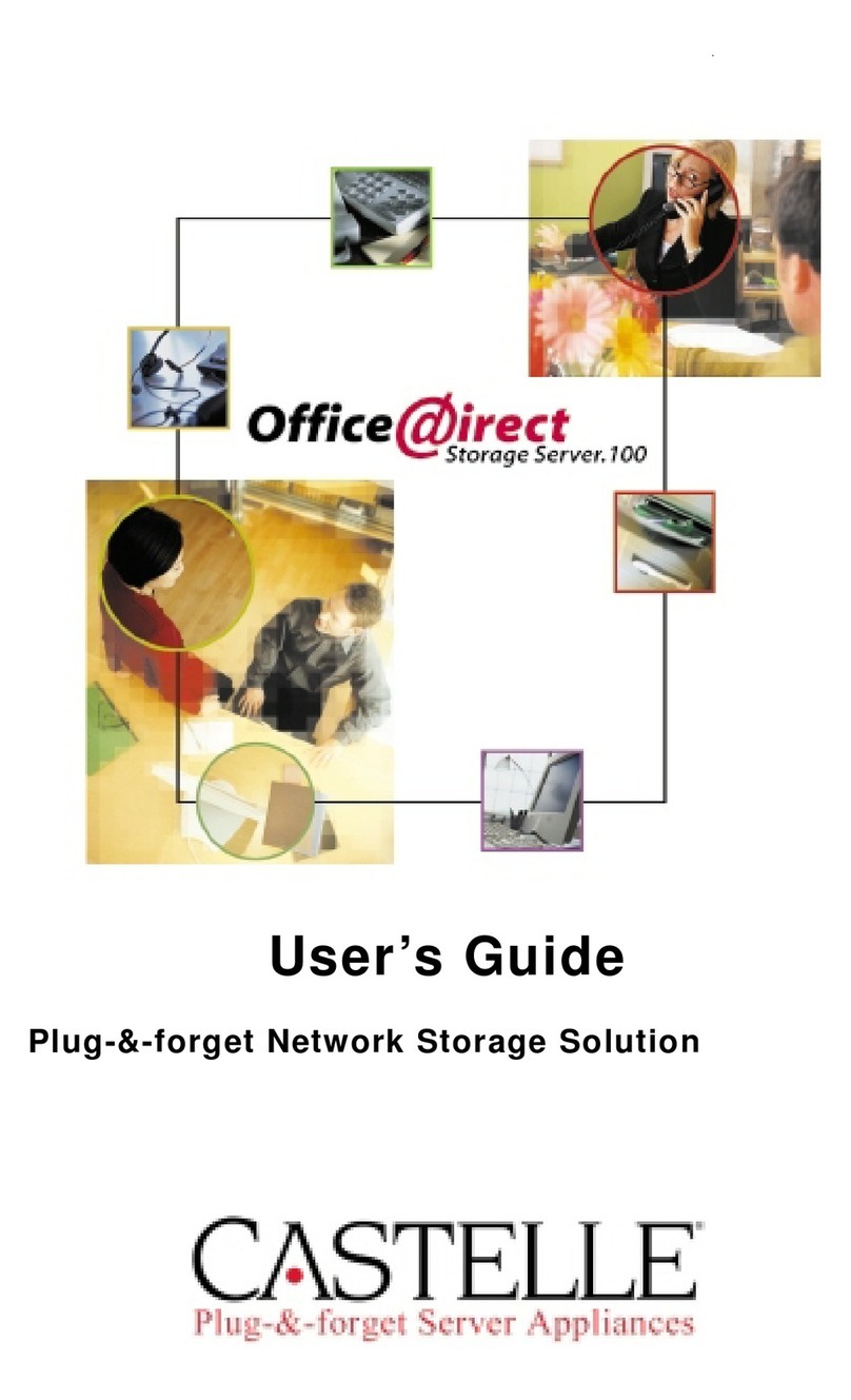 Castelle Office Direct OfficeDirect Storage Server user guide