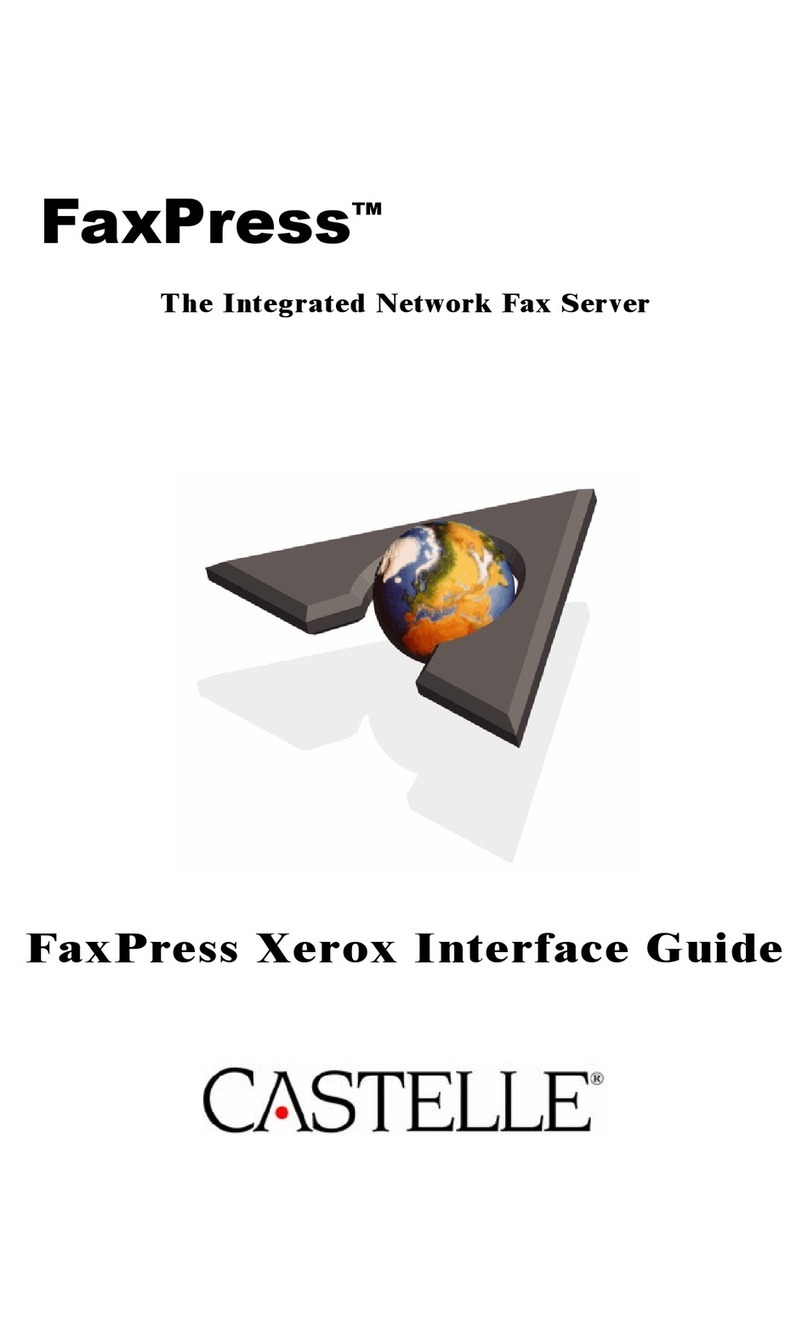 Castelle 61-1273-001 Interface guide Castelle 61-1273-001 Interface guide