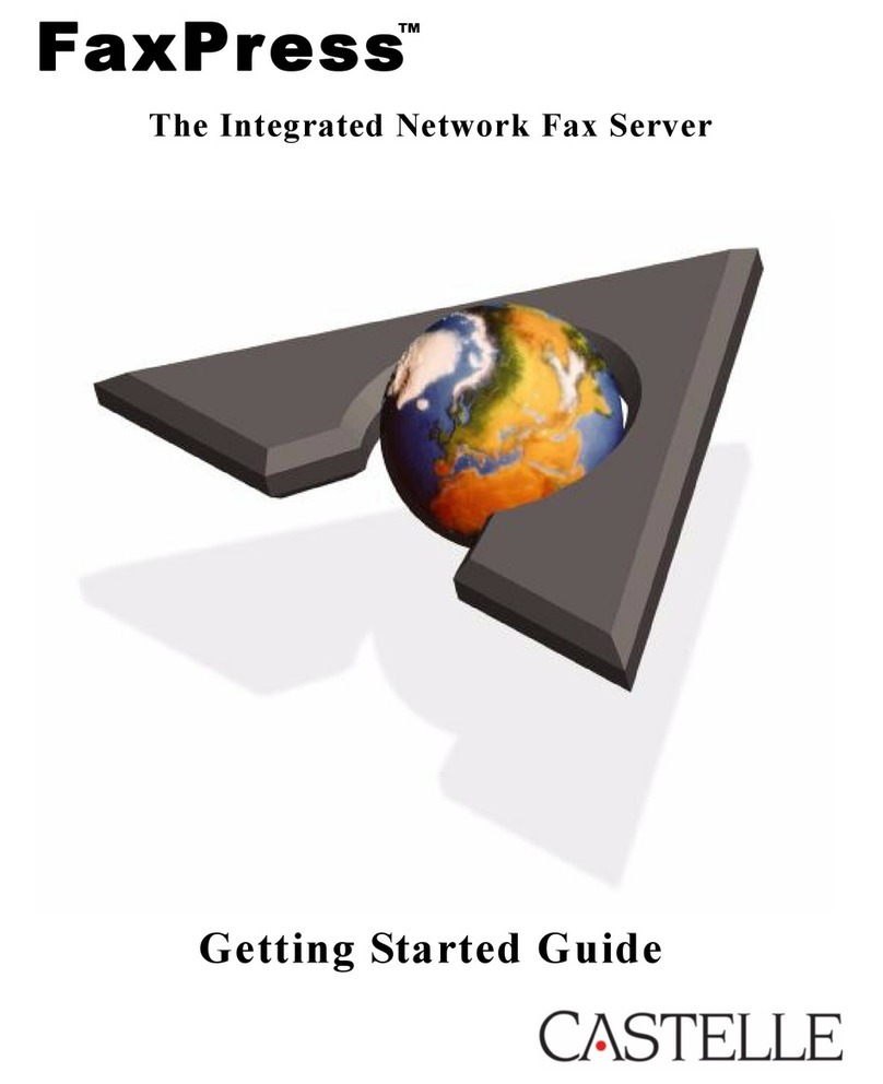 Castelle FaxPress Getting started guide