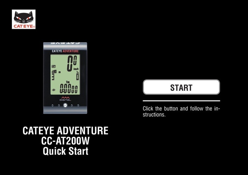 Cateye CC-AT200W User manual