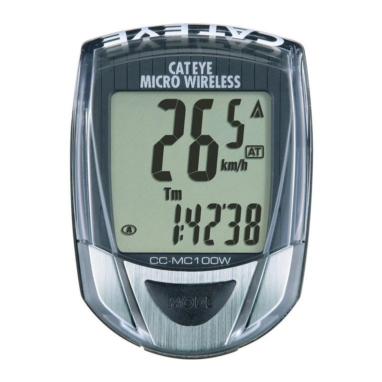 Cateye CC-MC100W owner's manual