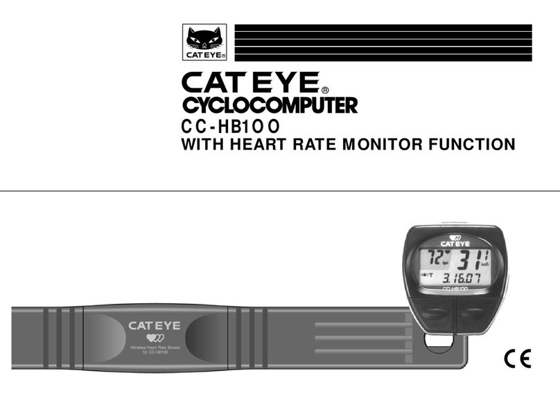 Cateye CC-HB100 User manual Cateye CC-HB100 User manual