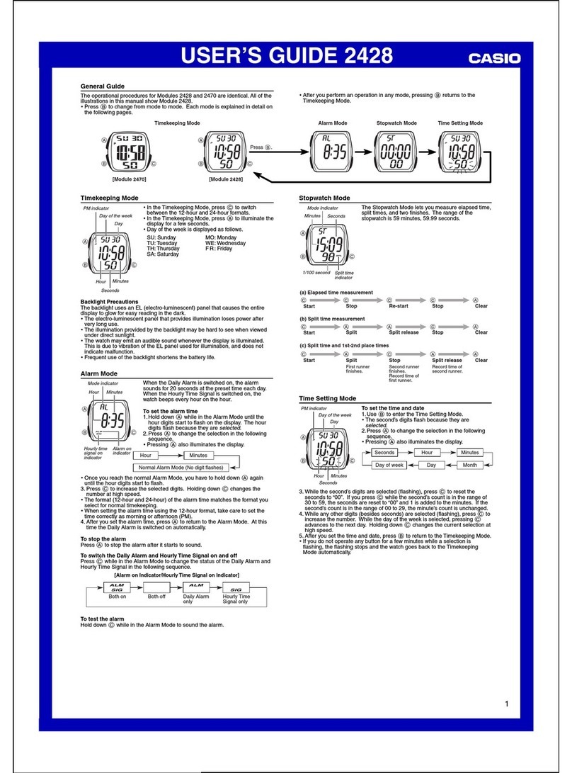 Casio 2428 user guide