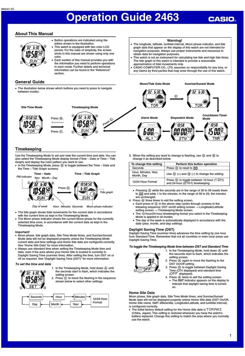 Casio MO0401-EC User manual Casio MO0401-EC User manual
