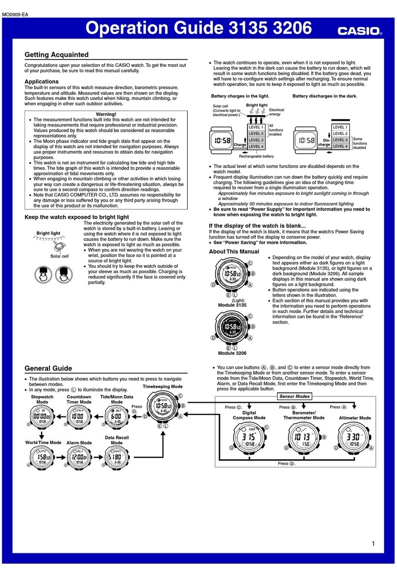 Casio 3206 User manual