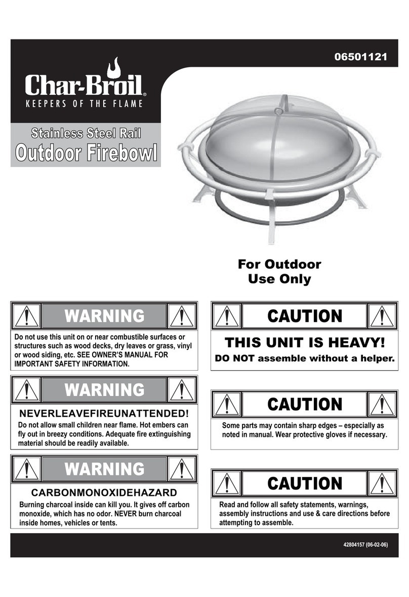 Char-Broil FIREBOWL 6501121 user manual Char-Broil FIREBOWL 6501121 user manual