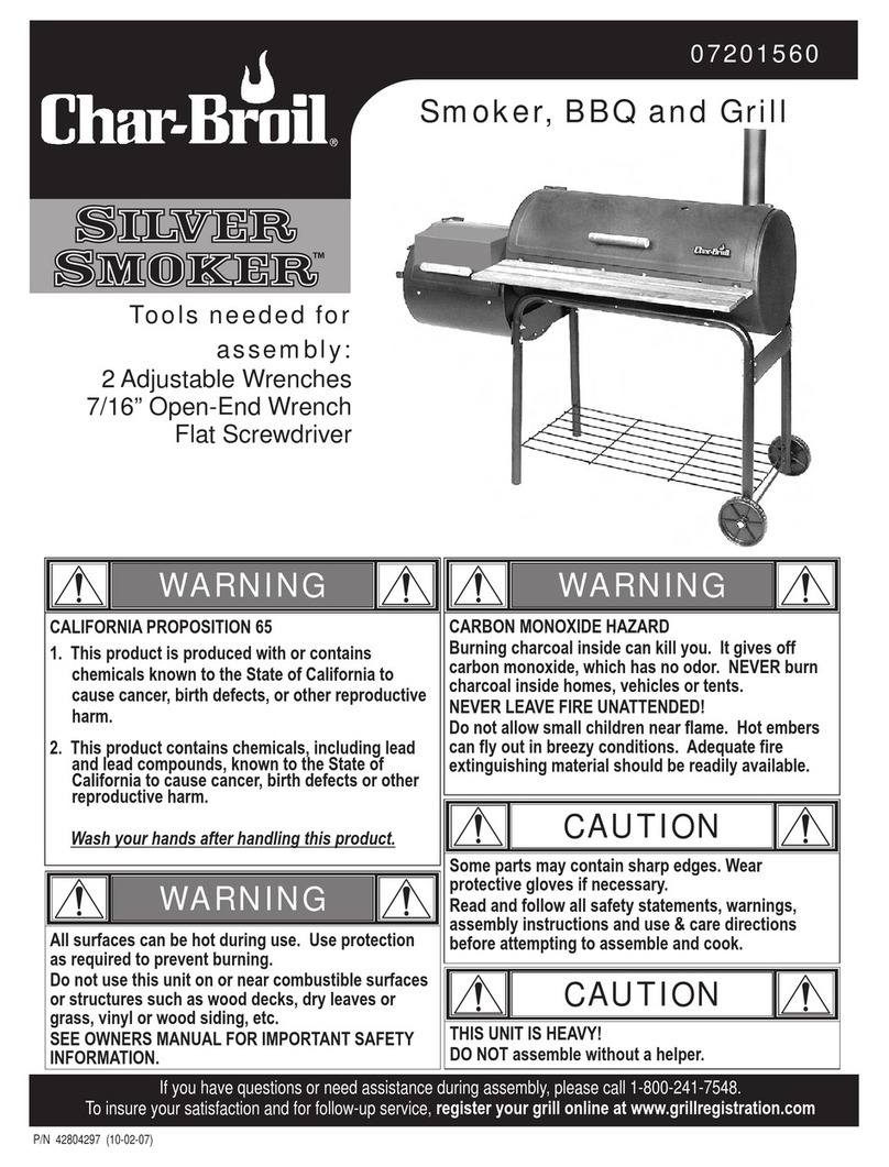 Char-Broil 7201560 User manual