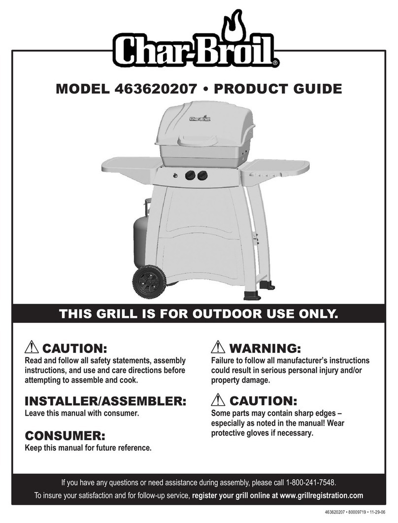 Char-Broil 463620207 Product guide