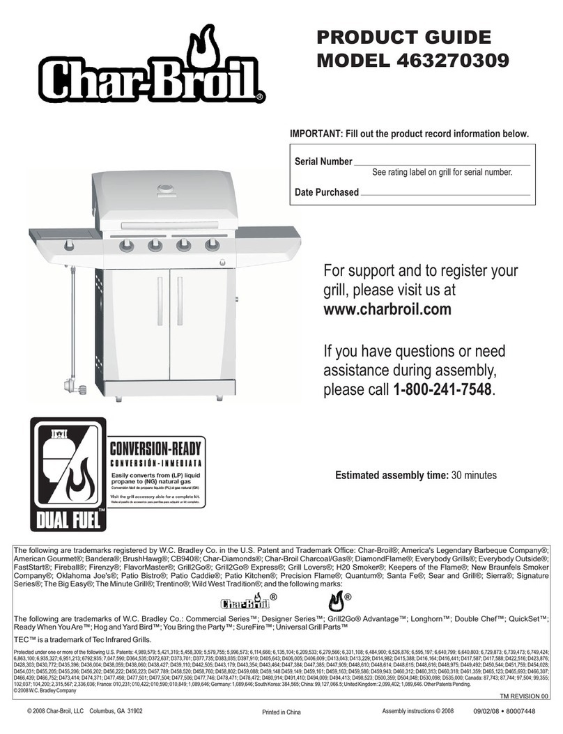 Char-Broil 463270309 User manual