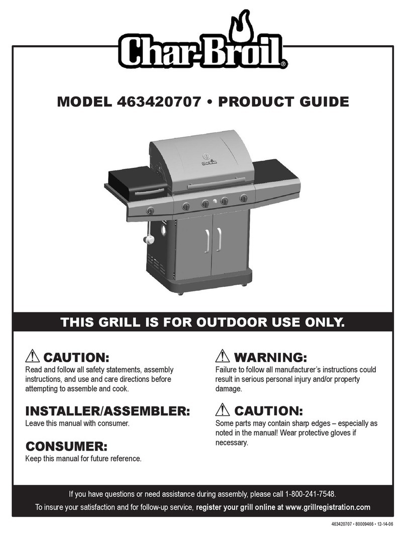 Char-Broil 463420707 User manual