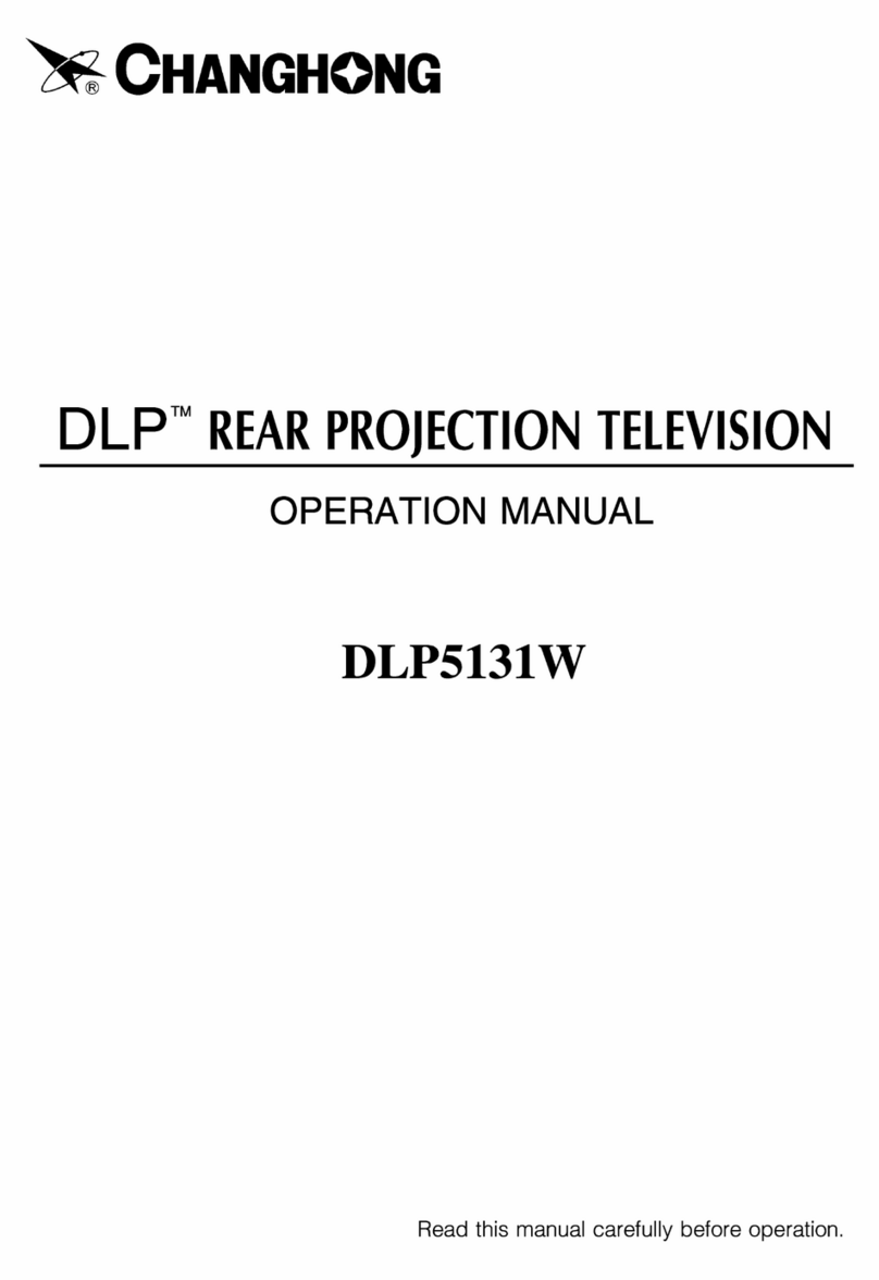 Changhong Electric DLP5131W Operation manual