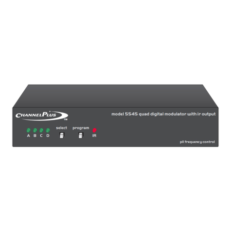 Channel Plus 5525 User manual