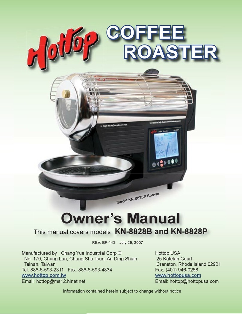 Hottop KN-8828P owner's manual