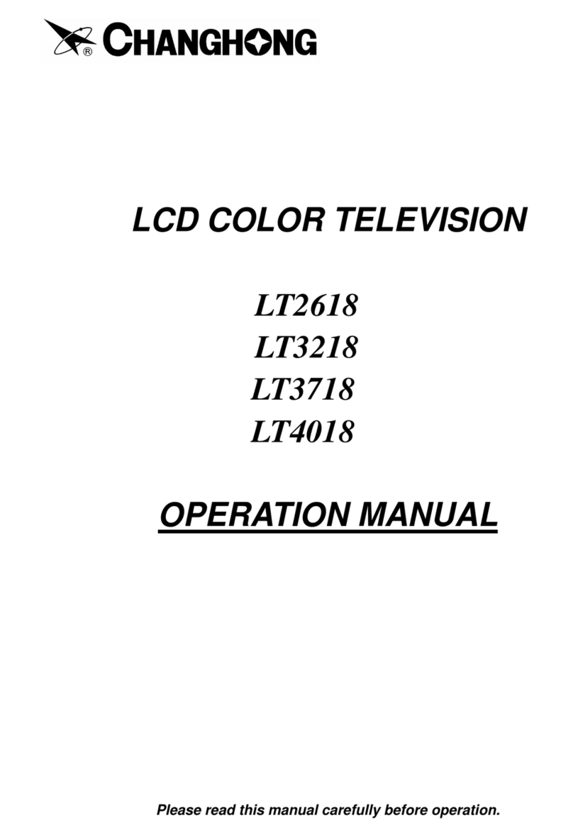 Changhong Electric LT2618, LT3218, LT3718, LT4018 User manual