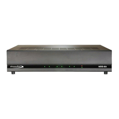 Channel Plus MDS-6A Installation manual and user's guide