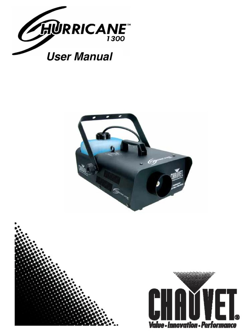 Chauvet Hurricane 1300 user manual