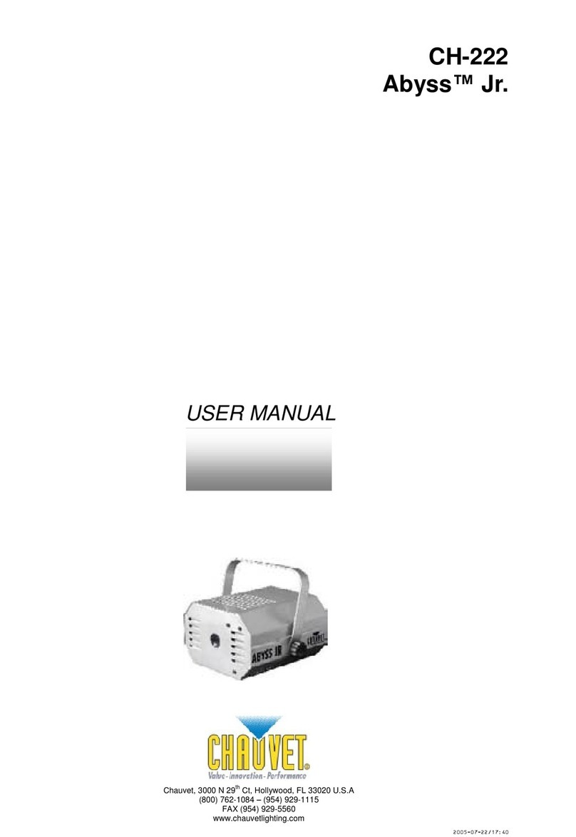 Chauvet CH-222 user manual