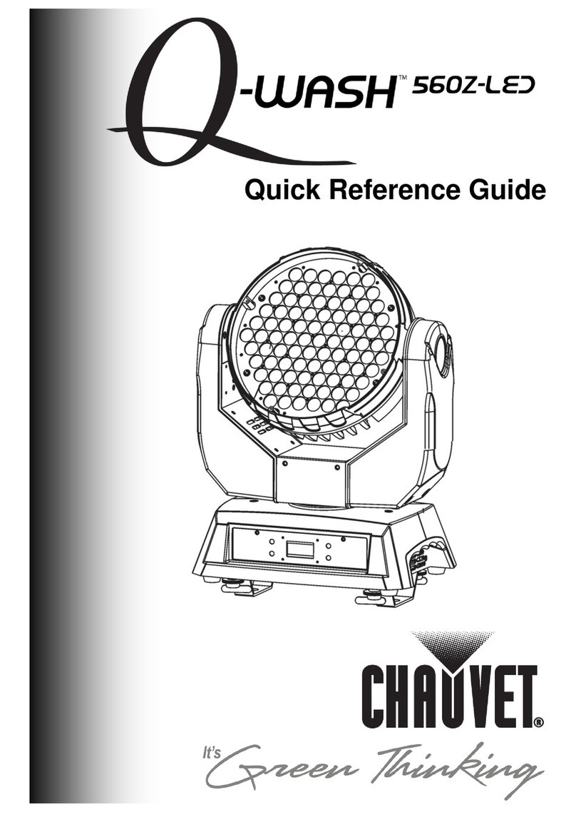Chauvet Q-WASH 560Z-LED User manual Chauvet Q-WASH 560Z-LED User manual