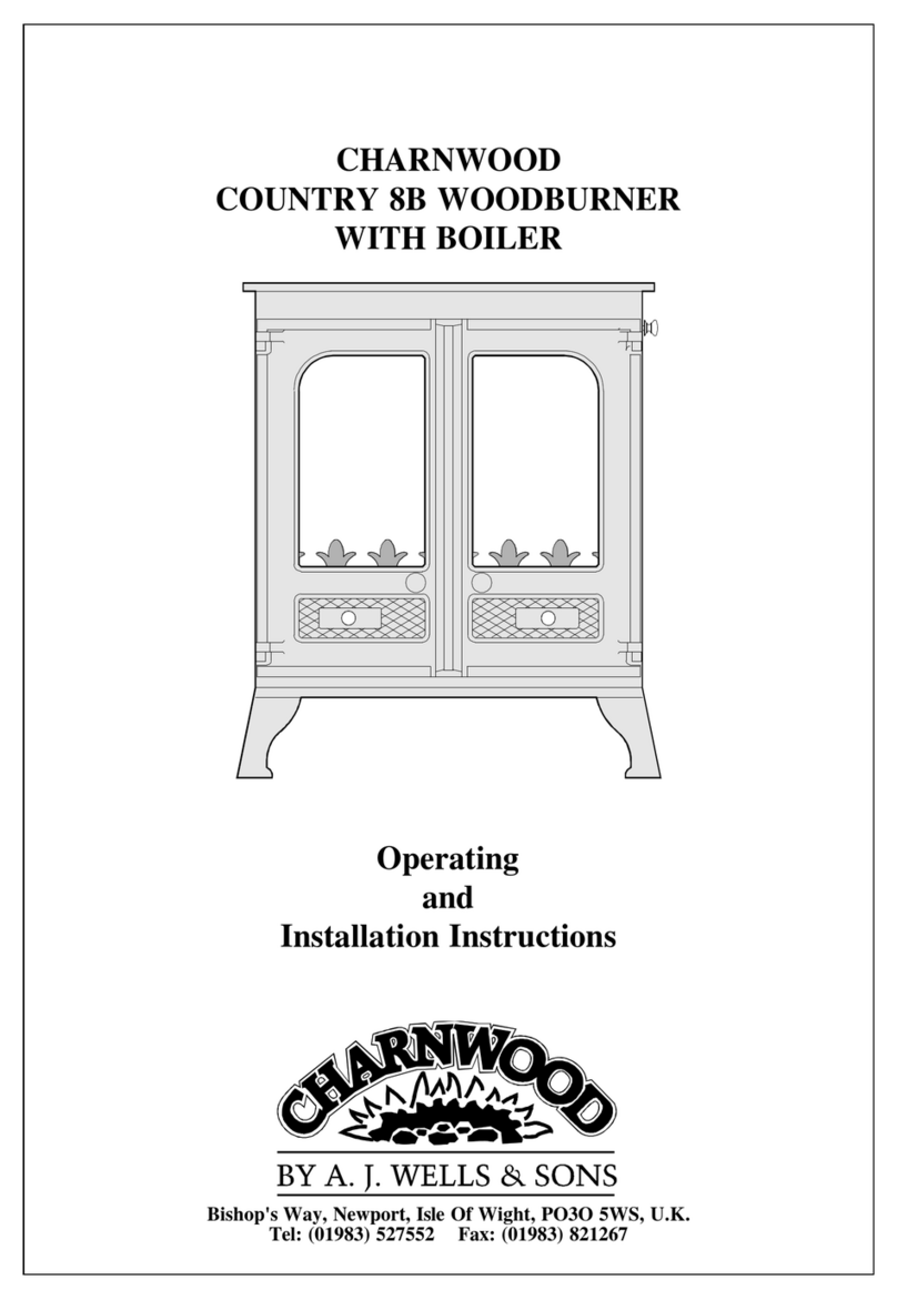 Charnwood Country 8B Operating and installation instructions