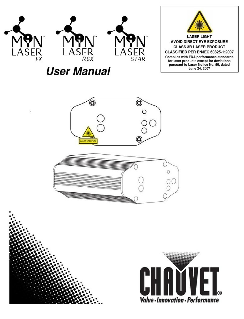 Chauvet Laser Level user manual