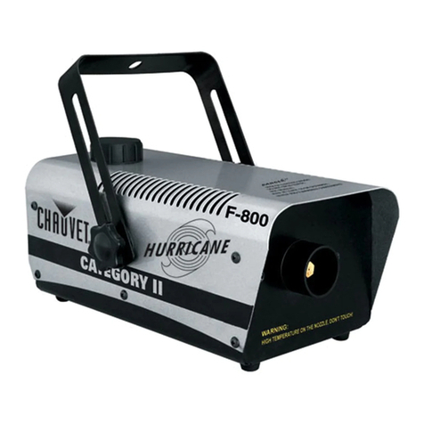 Chauvet Mini Fogger F-800 User manual