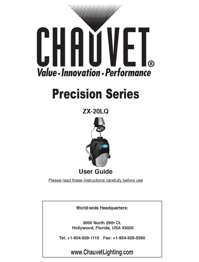 Chauvet Precision ZX-20LQ User manual
