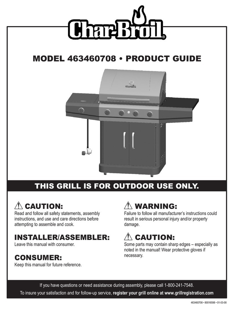 Char-Broil 463460708 User manual