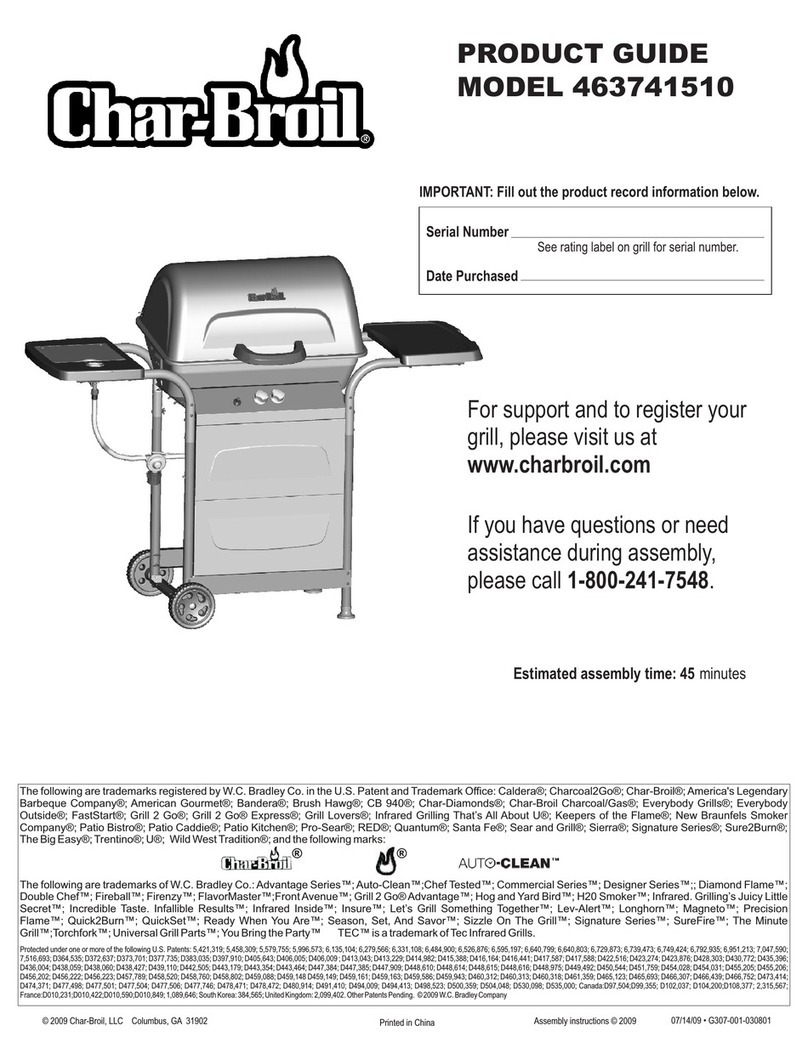Char-Broil 463741510 Product guide Char-Broil 463741510 Product guide